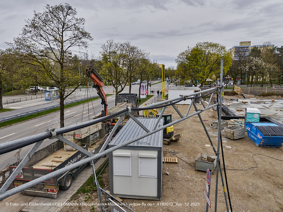 12.04.2023 - Baustelle Haus für Kinder in Neuperlach